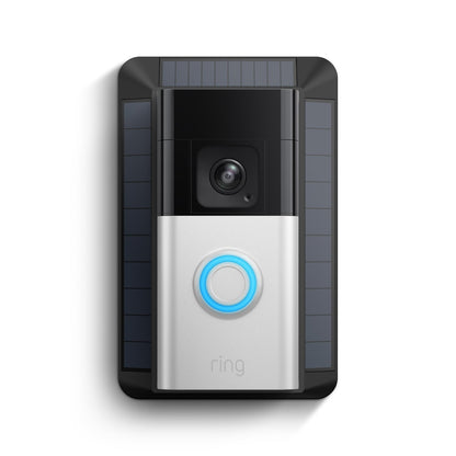 Ring Cargador Solar para Timbre con Cámara Inalámbrico - Para Video Doorbell 3 y Video Doorbell 4