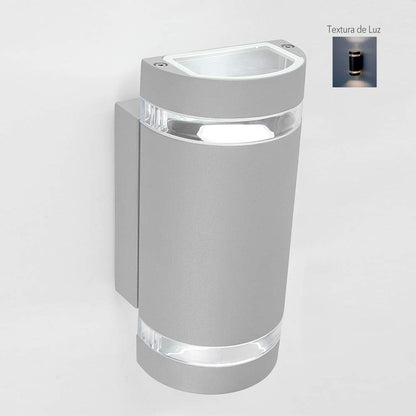 Tecnolite - Lámpara de Pared Arbotante Exterior, Potencia Máx. 120 W, 2 Bases E27, IP45, No incluye focos