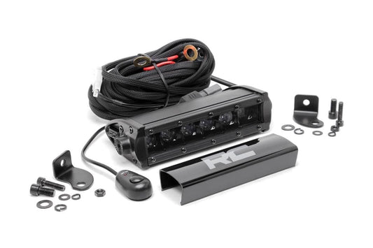 Rough Country 70707BL Barra Luz LED CREE 6" Serie Negra 1 Pieza para SUV/Camiones
