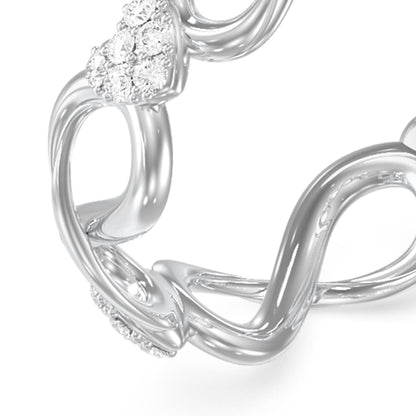GUESS Anillo para Mujer LOVE BITES color Plata