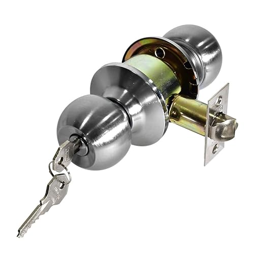Phillips Cerradura Perilla Cilíndrica Recámara Cromo Puerta Izquierda/Derecha