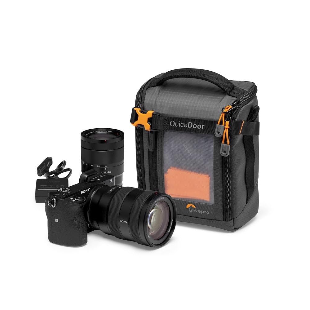 Kameratasche Lowepro GearUp Creator Box para cámaras DSLR-Kamera mit Zugriff über QuickDoor und anpassbaren Fachteilern para cámaras espía con Sony α9 - LP37348-PWW