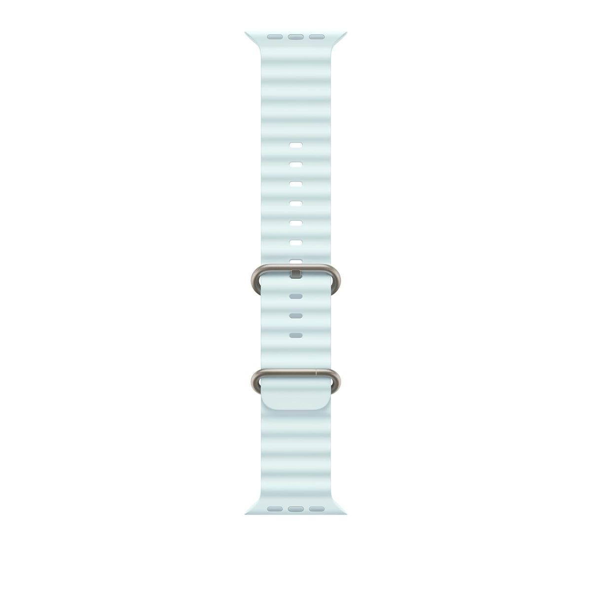 Apple Watch Band Correa Ocean para Deportes Acuáticos - Unitalla para muñecas de 130 a 200 mm - Negro - Azul hielo