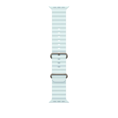 Apple Watch Band Correa Ocean para Deportes Acuáticos - Unitalla para muñecas de 130 a 200 mm - Negro - Azul hielo