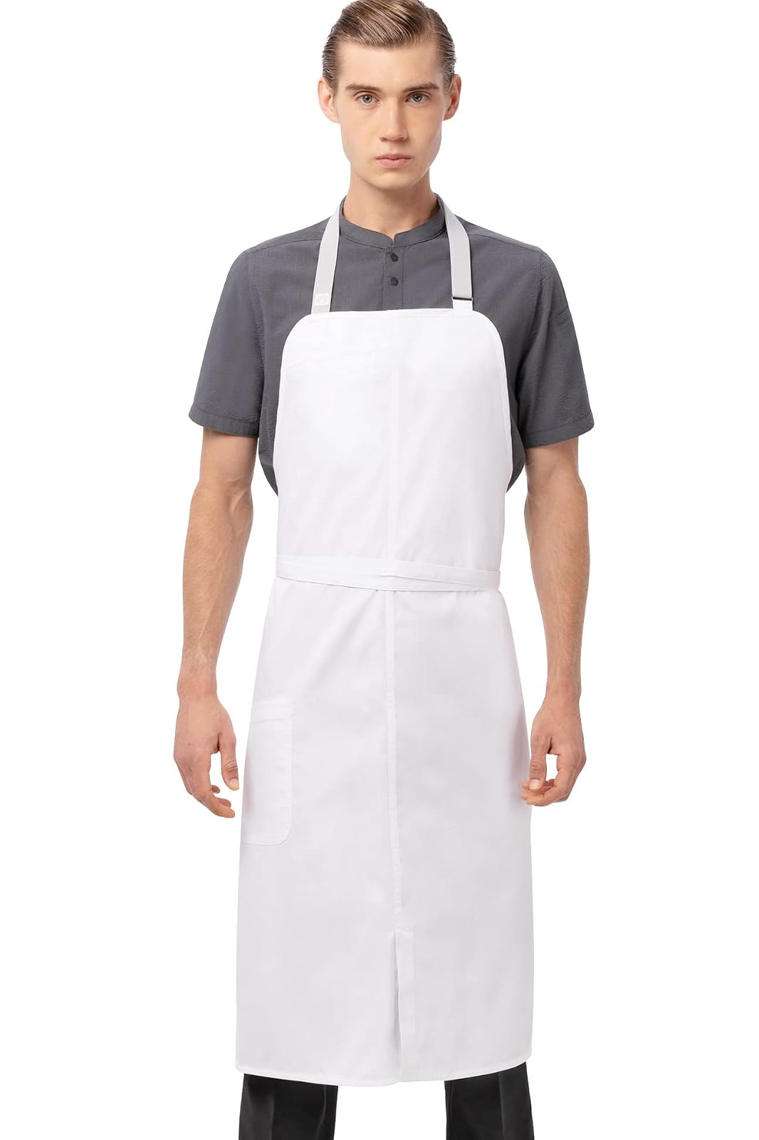 Chef Works Brio Delantal de Peto - Talla Única - Blanco