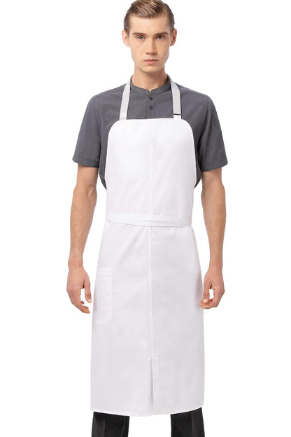 Chef Works Brio Delantal de Peto - Talla Única - Blanco