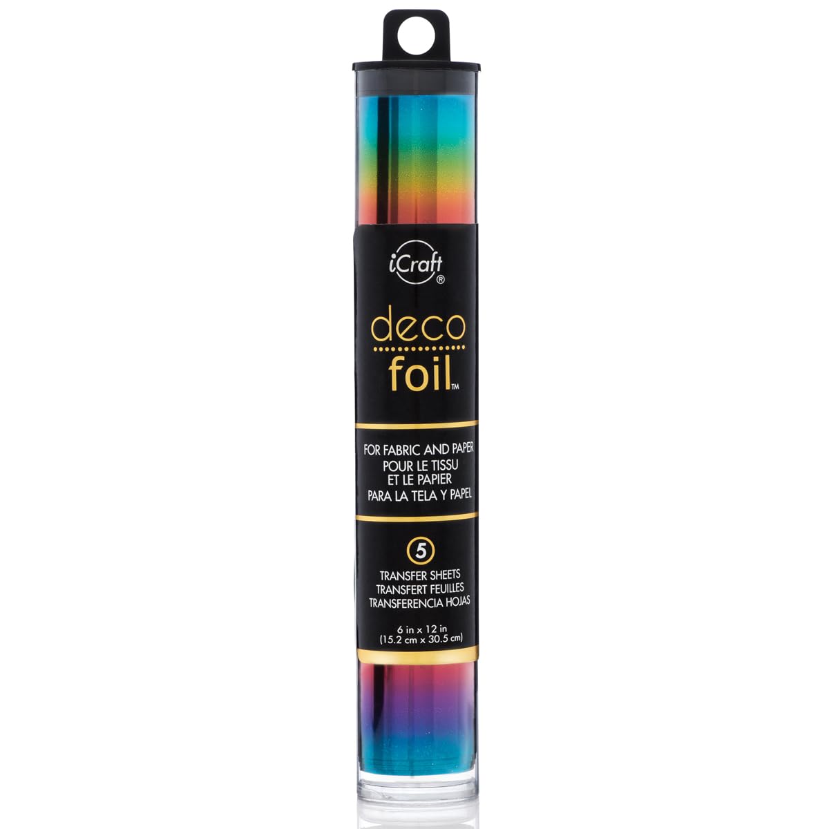 Therm O Web Deco Foil, Arco Iris para Tela y Papel