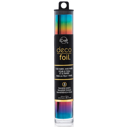 Therm O Web Deco Foil, Arco Iris para Tela y Papel