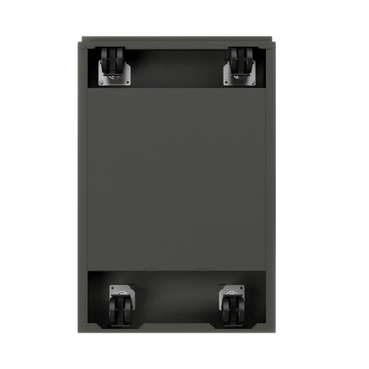 Office Dimensions 20412 Pedestal de Grado Comercial con un Cajón Papelero y Dos Cajones Archiveros Tamaño Carta Color Gris Carbón