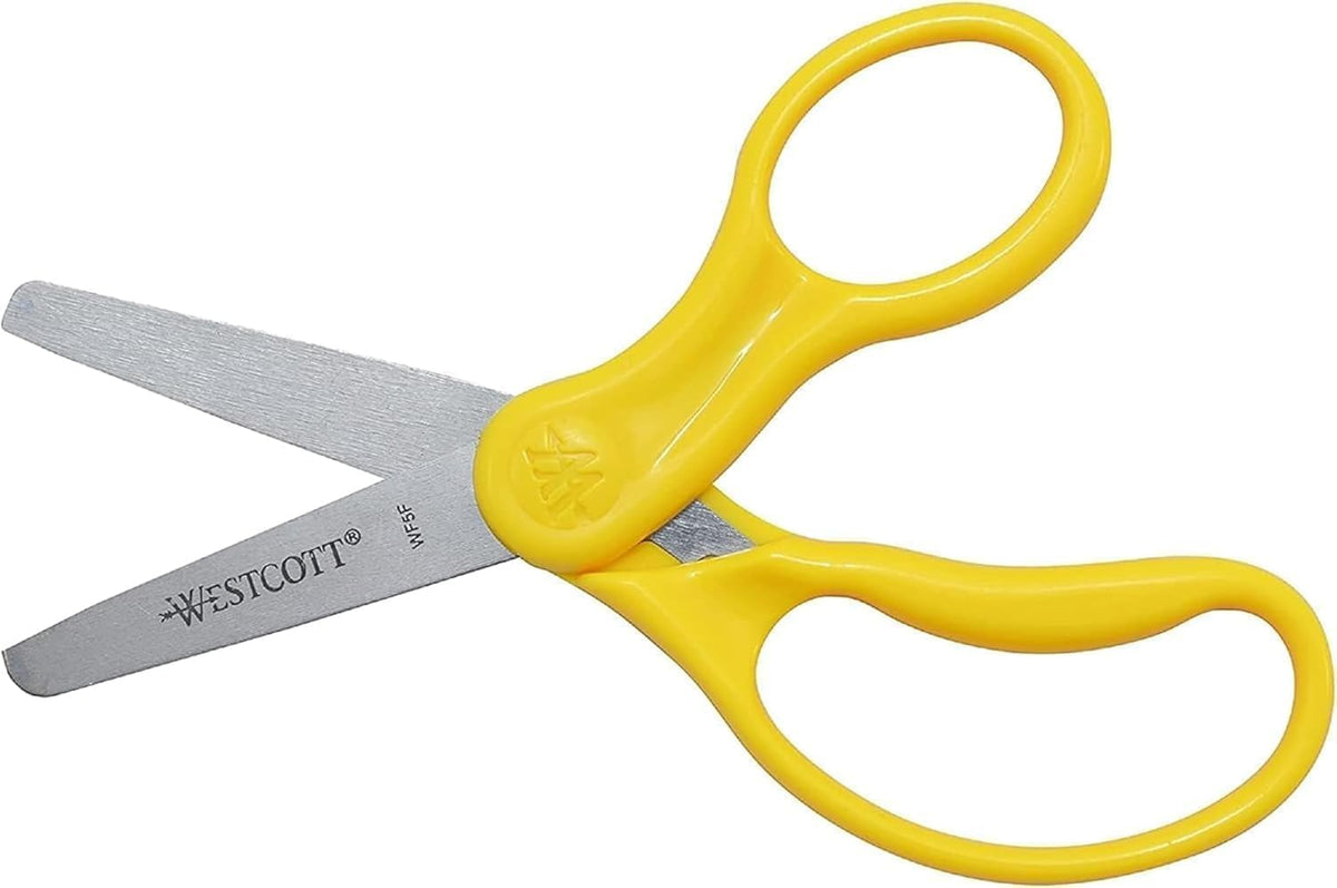 Westcott School - Tijeras para niños para zurdos y diestros, 12,7 cm (12,7 cm)