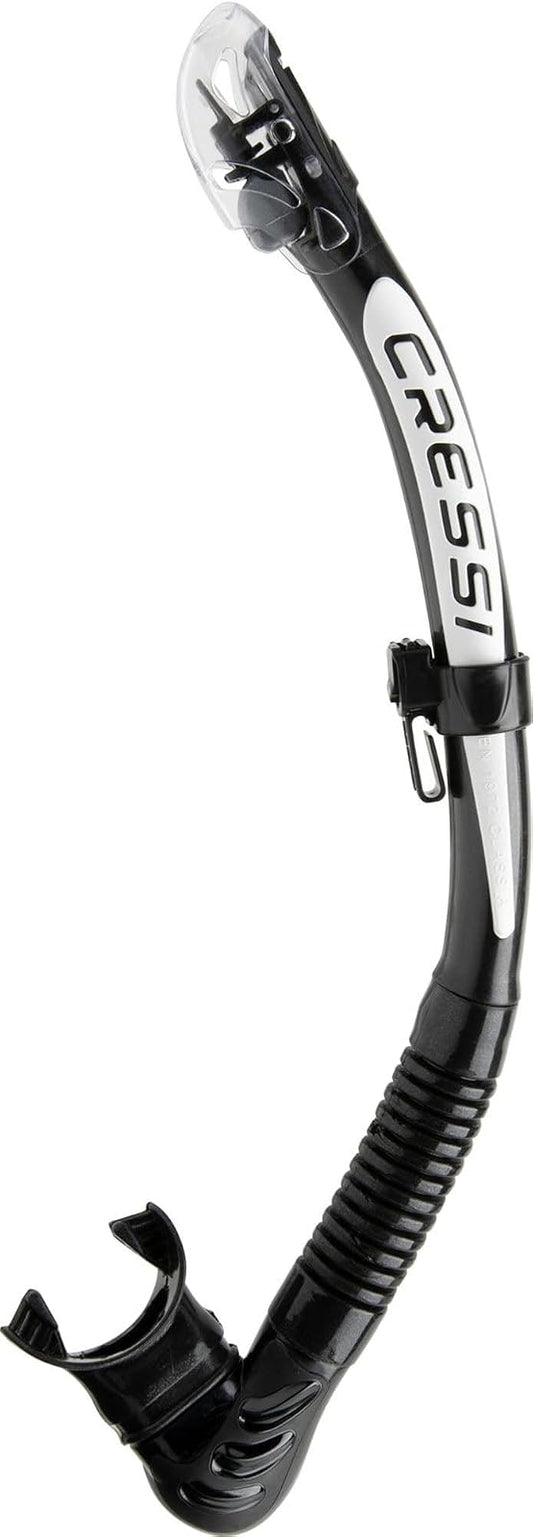 Cressi - Esnórquel Plegable para Adultos, para Buceo, esnórquel, Alpha Ultra Dry Fabricado en Italia