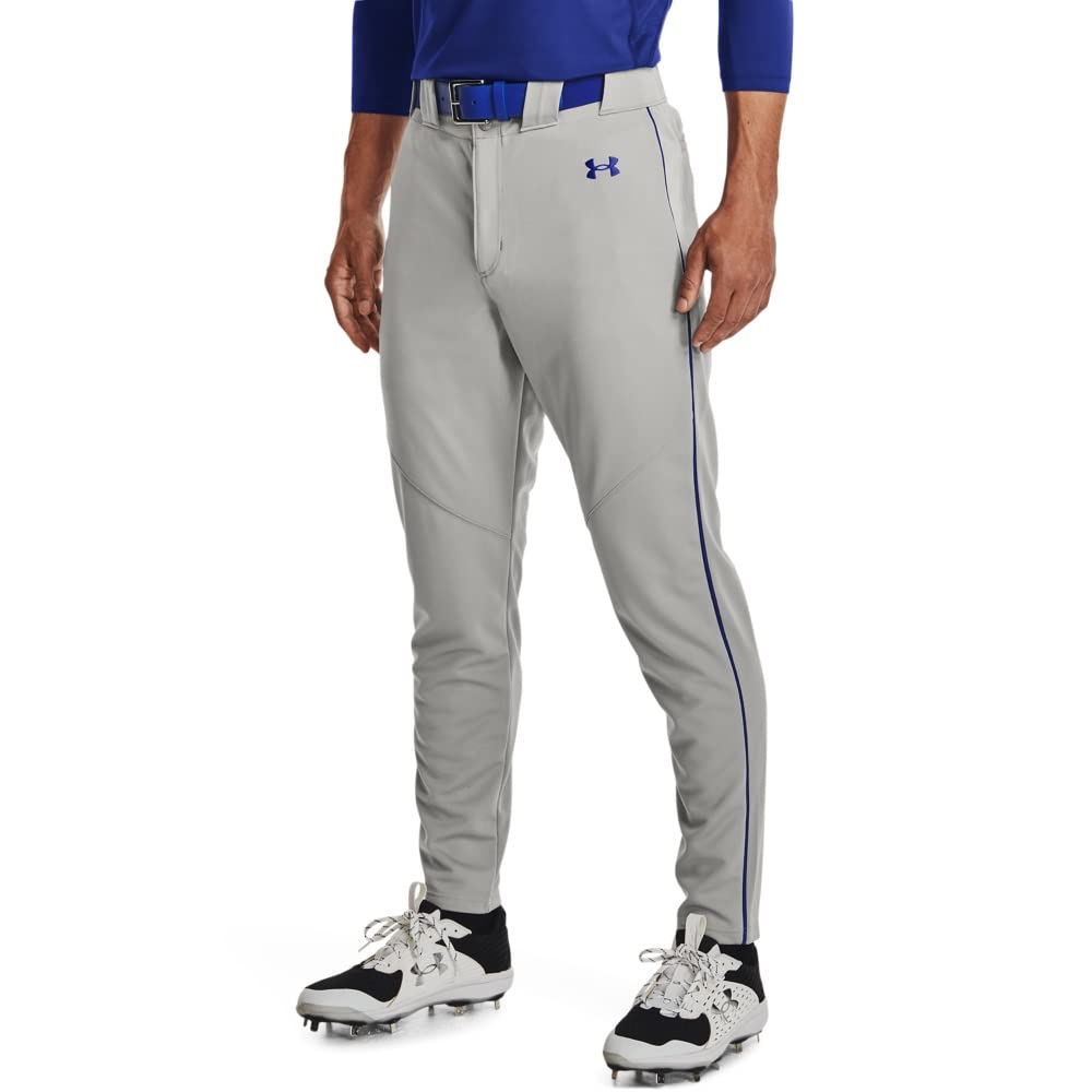 Under Armour Pantalón de Béisbol Pierna Recta para Hombre - G - (081) Gris Béisbol - Royal - Royal