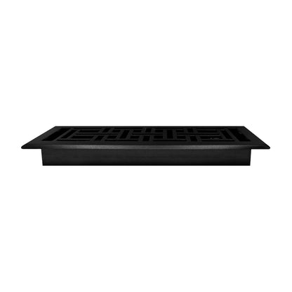 Decor Grates AJH412-BLK - Registro oriental de piso, color negro