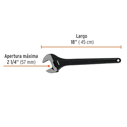 Truper Expert PET-18, Perico profesional, pavonado 18"
