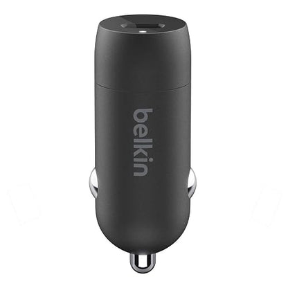Belkin CCA003btBK Cargador para automóvil USB-C PD de 20W, Negro