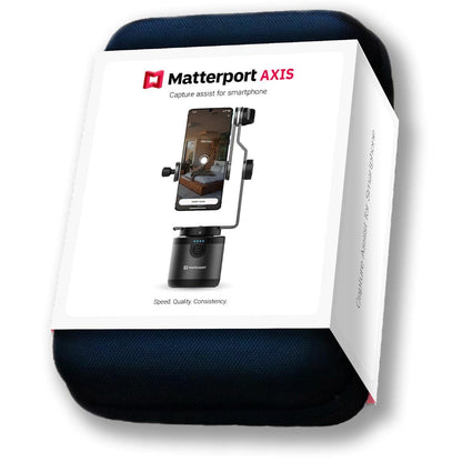 Matterport Axis - Estabilizador de cardán para cámara de Smartphone - Soporte Giratorio motorizado para escaneos de Fotos Profesionales 3D 360 para teléfonos iPhone y Android