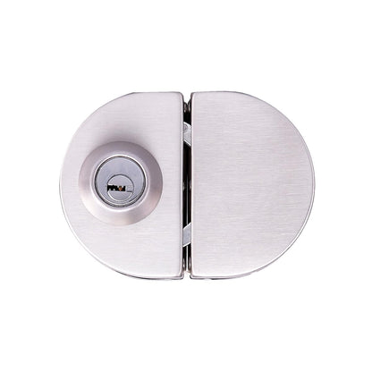 Brüken MX6405 Chapa para Puerta de Cristal Acero Inoxidable Brk570, Plata