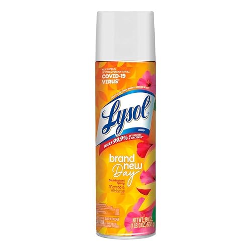 Lysol Desinfectante Antibacterial para Superficies Fragancia Mango & Hibiscus 538g g