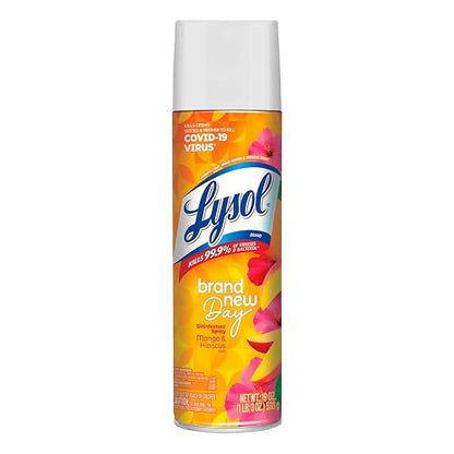 Lysol Desinfectante Antibacterial para Superficies Fragancia Mango & Hibiscus 538g g