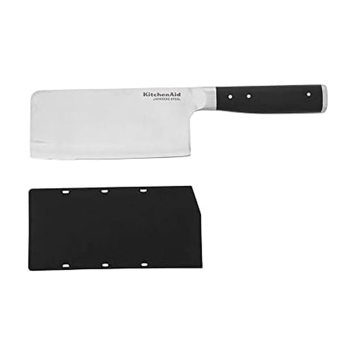 KitchenAid Gourmet Cuchillo De Carne | Negro, 6", Cuchillo Forjado, Triple Remache, Cubierta Personalizada