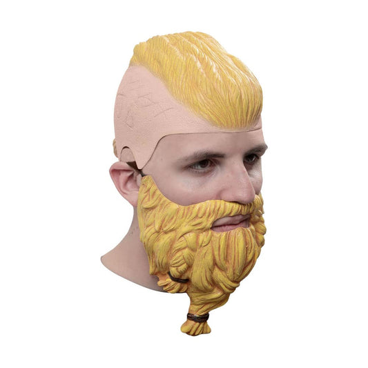 Ghoulish Productions Viking Beard Kit, Barba Falsa de Vikingo Hecha de Látex, Complemento para Disfraz Pelo Falso Ideal para Halloween y Fiestas de Disfraces
