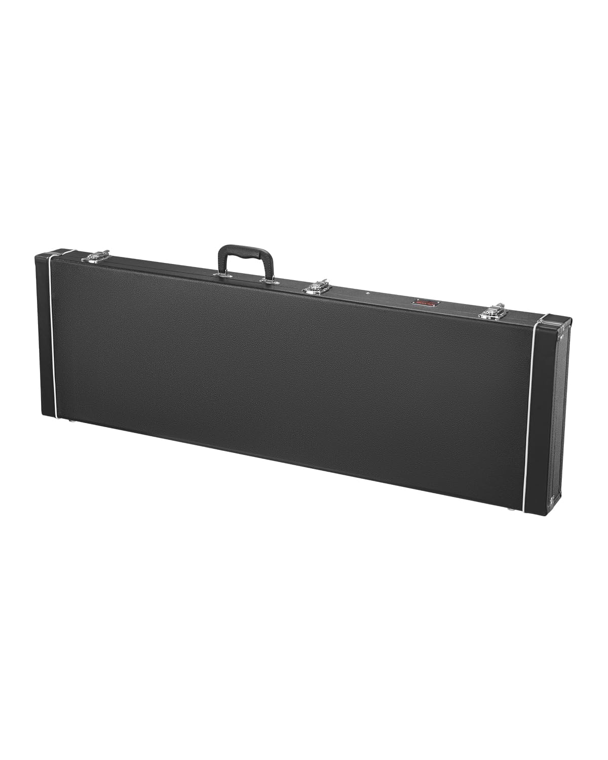 VEVOR - Funda rígida para guitarra de bajo, rectangular de 46.5 pulgadas, con cierre de llave, acolchado de PVC, forro suave, resistente al agua, funda rígida para guitarra de bajo de 39 a 46.5