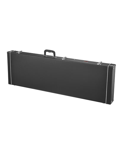 VEVOR - Funda rígida para guitarra de bajo, rectangular de 46.5 pulgadas, con cierre de llave, acolchado de PVC, forro suave, resistente al agua, funda rígida para guitarra de bajo de 39 a 46.5