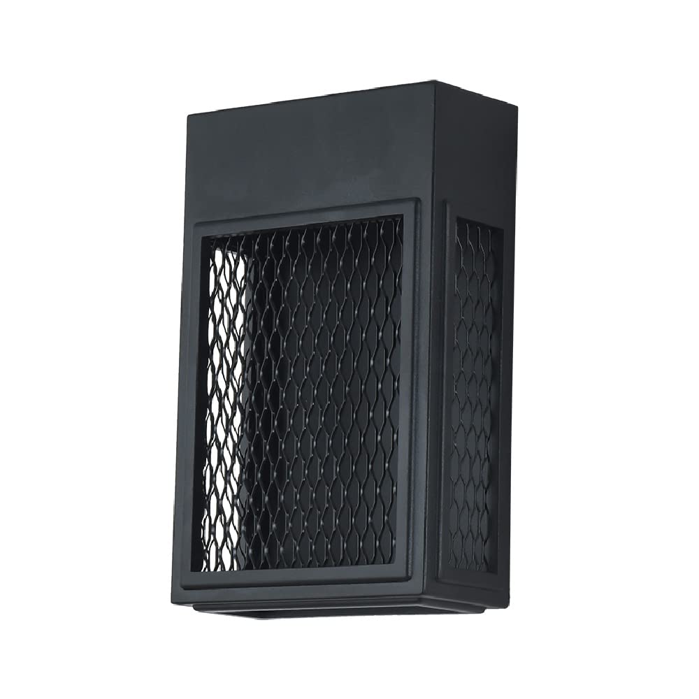 Tecnolite Lámpara de Pared Arbotante LED Exterior, 8 W, Luz Suave Cálida, IRC 90, IP44, No atenuable, LED integrado