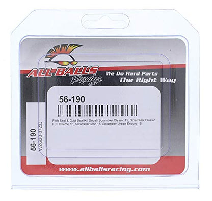 New All Balls Fork and Dust Seal Kit 56-190 for Ducati Scrambler Classic 2015, Scrambler Classic Full Throttle 2015, Scrambler Icon 2015, Scrambler Urban Enduro 2015