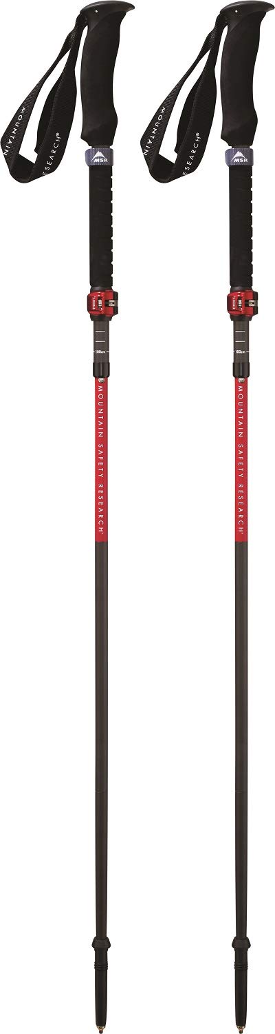 MSR DynaLock - Bastones de Senderismo Plegable de Carbono