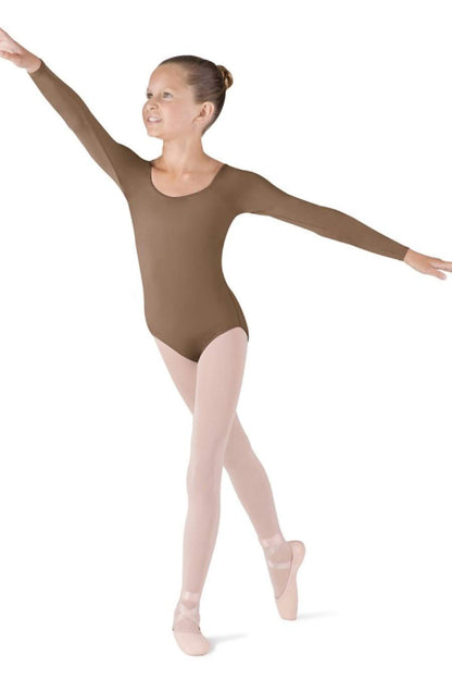 Bloch Dance Meglio Microlux Maillot de Manga Larga para niñas