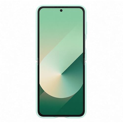 Samsung Galaxy Flip6 Flap Vegan Leather Case Color: Menta
