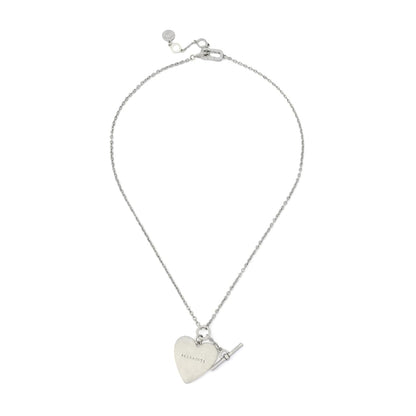 AllSaints Jewelry - Collar con colgante de barra de corazón para mujer
