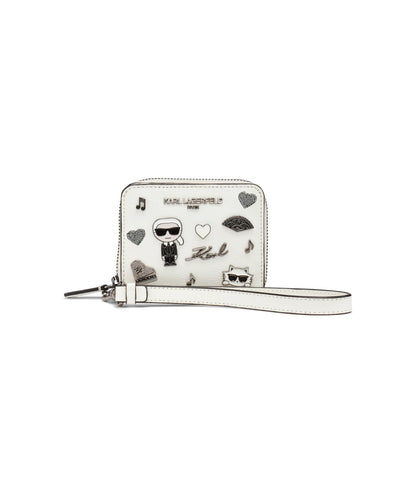 Karl Lagerfeld Paris Jacqueline SLG portafolios, Invierno Blanco - M - Blanco invierno