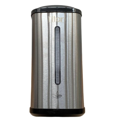 Titán Gustamar Jabonera Automática Empotrable a la Pared para Baños Públicos/Dispensador Automático de Jabón Líquido para Manos o Gel Antibacterial G-90SS en Acero Inoxidable