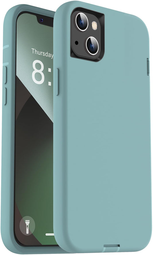 ORIbox Case Compatible with iPhone 12 Mini Case & iPhone 13 Mini Case, Soft-Touch Finish of The Liquid Silicone Exterior Feels