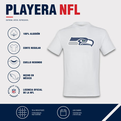 NFL Playera Aficionado Básica Seattle Seahawks