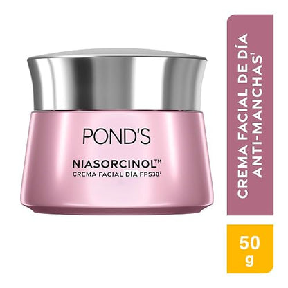 POND'S Crema Facial Antimanchas* Día Bright Miracle Ultimate Clarity con Niasorcinol y FPS 30**, uso de día para una piel luminosa y tono uniforme 50 g