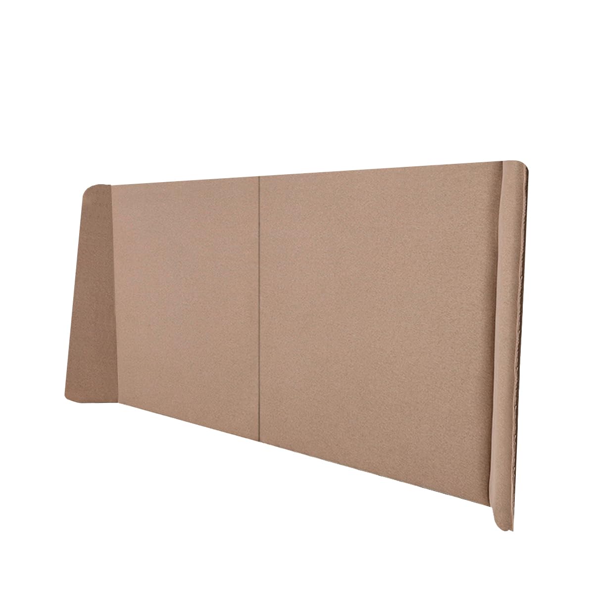 Sochic Cabecera para Cama Matrimonial Tapizada Color Caqui. Acolchada con Hule Espuma. Estructura de Madera Industrial