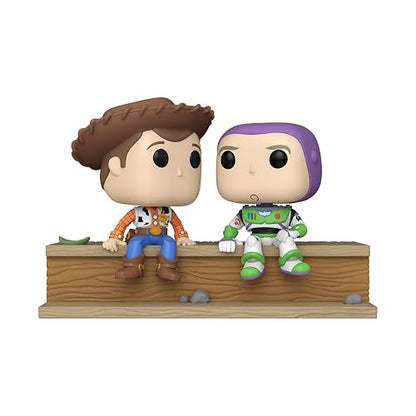 Funko Pop! Moment: Disney Pixar Toy Story 30th - Woody & Buzz | Mercancía Oficial de Cartoon/Animation - Figura de Vinilo Coleccionable para Decoración - Regalo de Cumpleaños para Fans