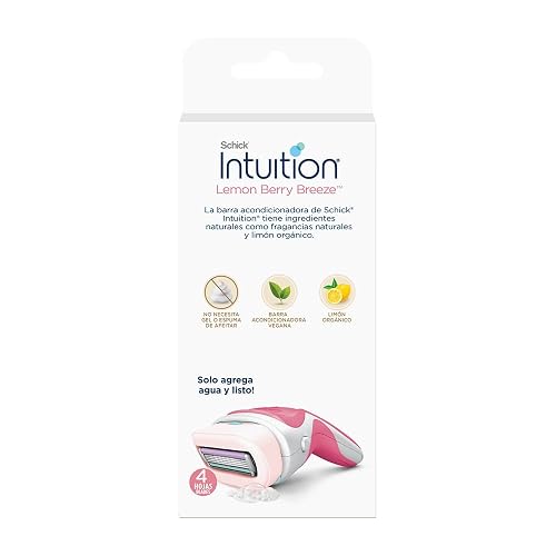 Schick Intuition Máquina de Afeitar para Mujer 4 Hojas