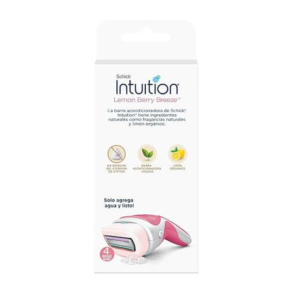 Schick Intuition Máquina de Afeitar para Mujer 4 Hojas