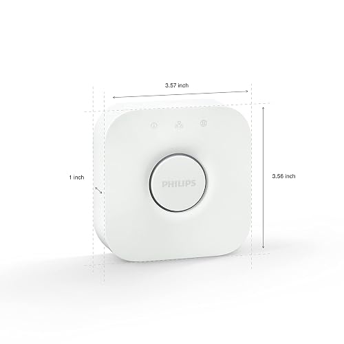 Philips Hue Bridge Puente para sistema de Iluminación Hue Controla con tu voz y conecta hasta 50 luminarios/accesorios inteligentes