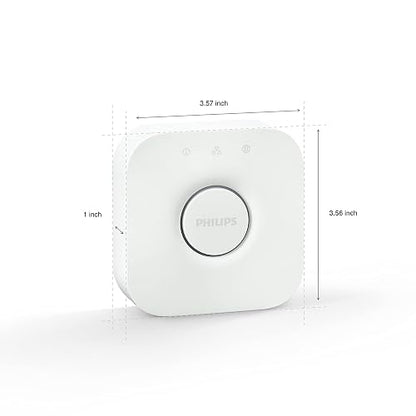 Philips Hue Bridge Puente para sistema de Iluminación Hue Controla con tu voz y conecta hasta 50 luminarios/accesorios inteligentes