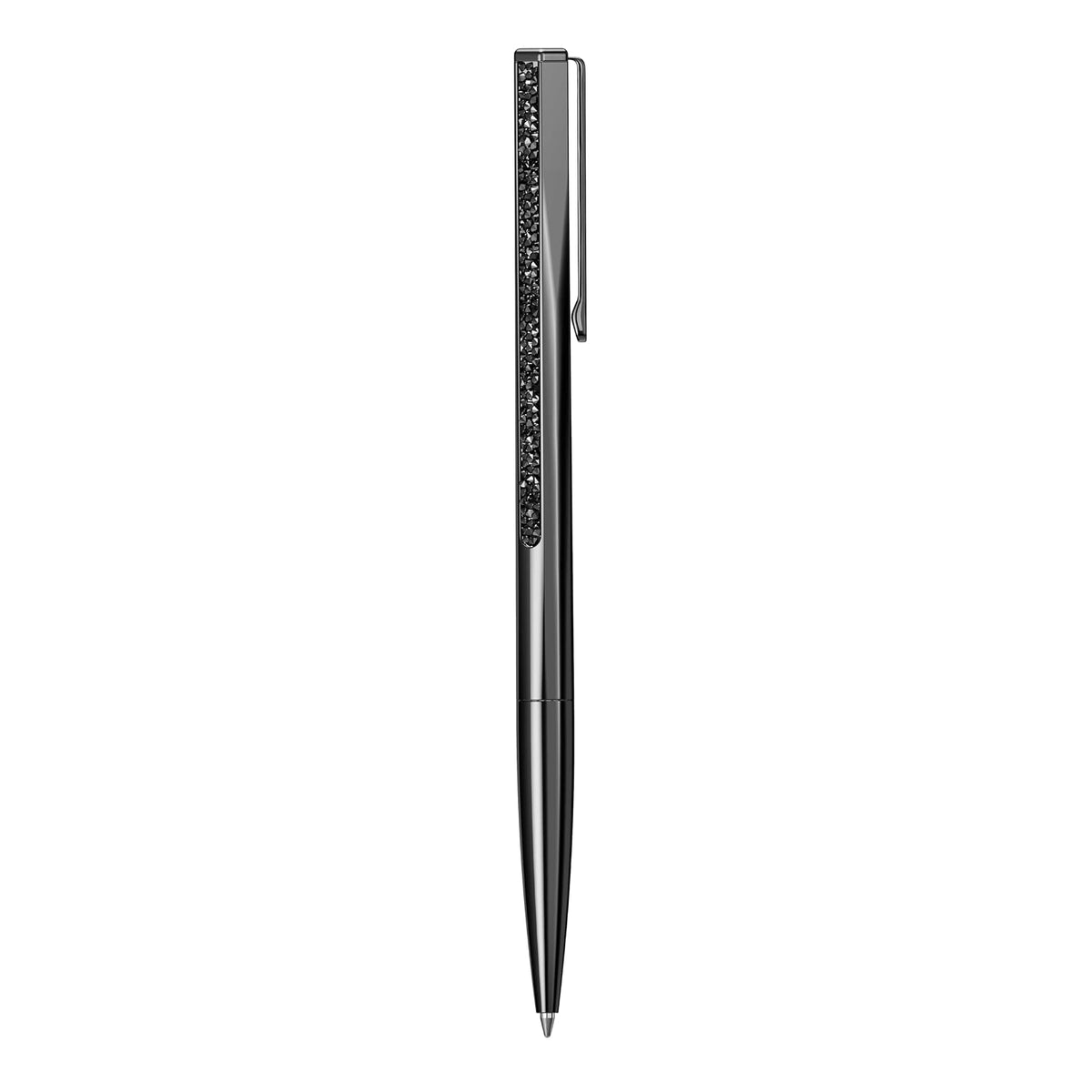 Swarovski Bolígrafo Crystal Shimmer, Negro, Lacado negro