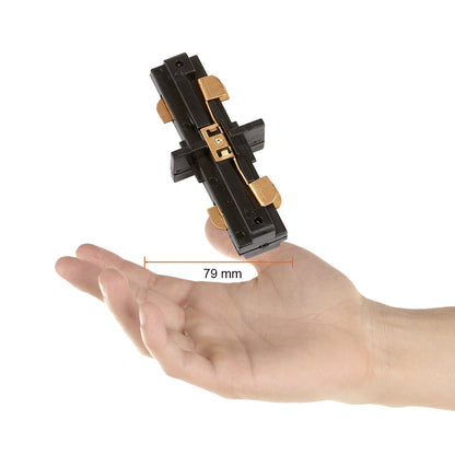 Tecnolite Riel, color Negro, 1 m YS-100/N + Conector Recto para Riel, color Negro YS-I/N