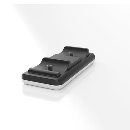 ATOM GAMES Base de Carga Dual para PS5 - Power Stand - Blanco