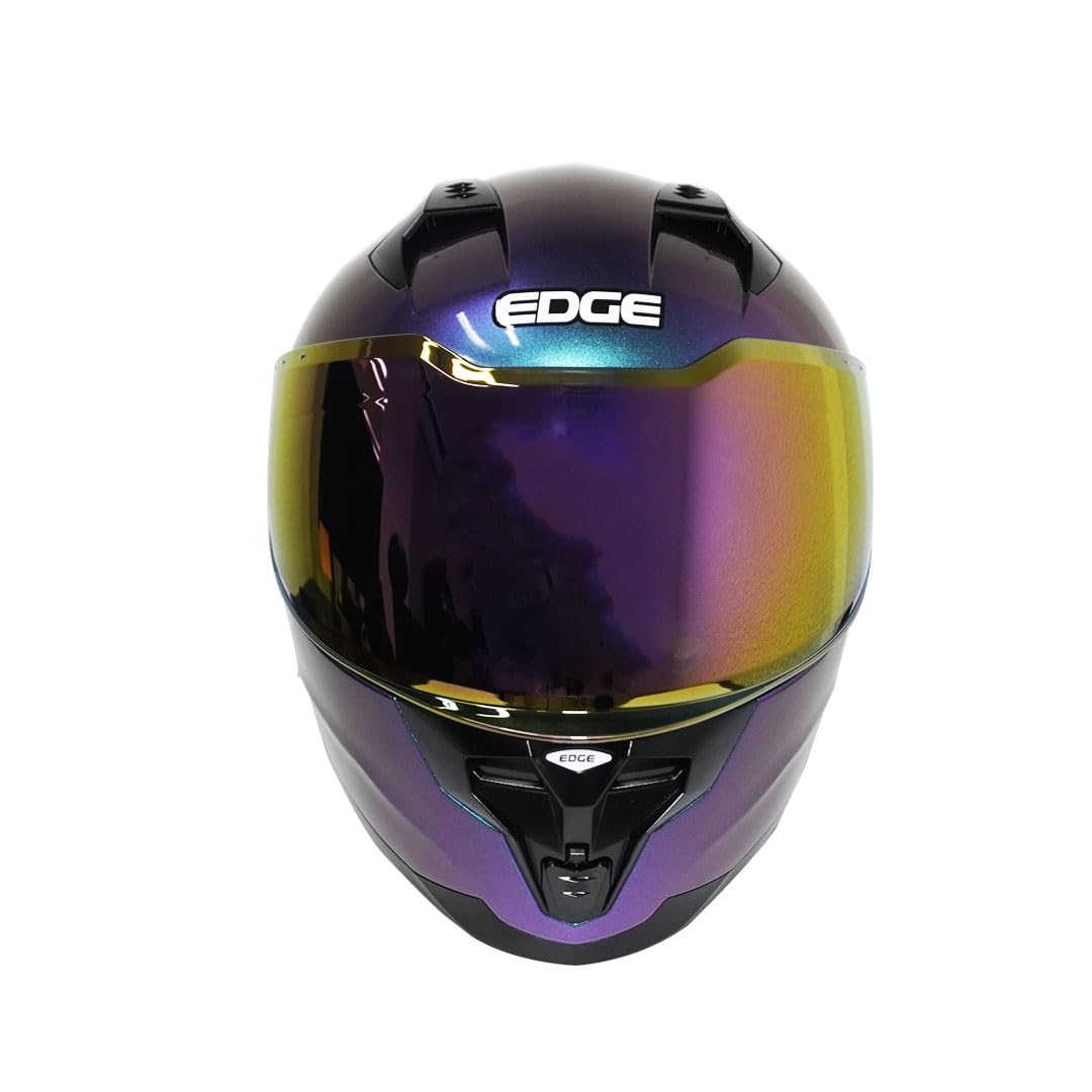 Casco ABATIBLE Edge Modelo X5A Visor Doble ANTIVAHO Certificado Dot Moto - Cascos Motocross Pegatina Pegatinas Protector Mujer y Hombre