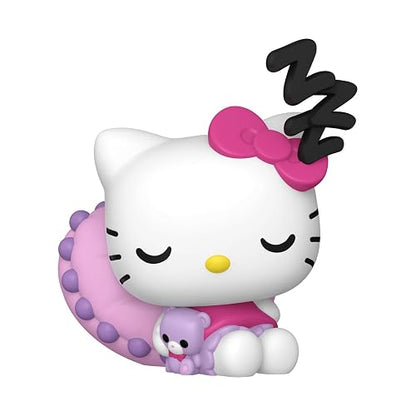 Funko Pop! Sanrio: Hello Kitty Sleeping - Exclusive | Mercancía Oficial - Figura de Vinilo Coleccionable para Decoración - Regalo de Cumpleaños para Fans