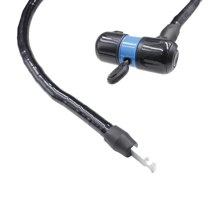 Benotto Candado Articulado 15X100cm 2xLlaves Negro/Azul PY5011
